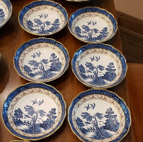 Fruit/Dessert Bowls Set - Booths Real Old Willow - Picture 6 of 9